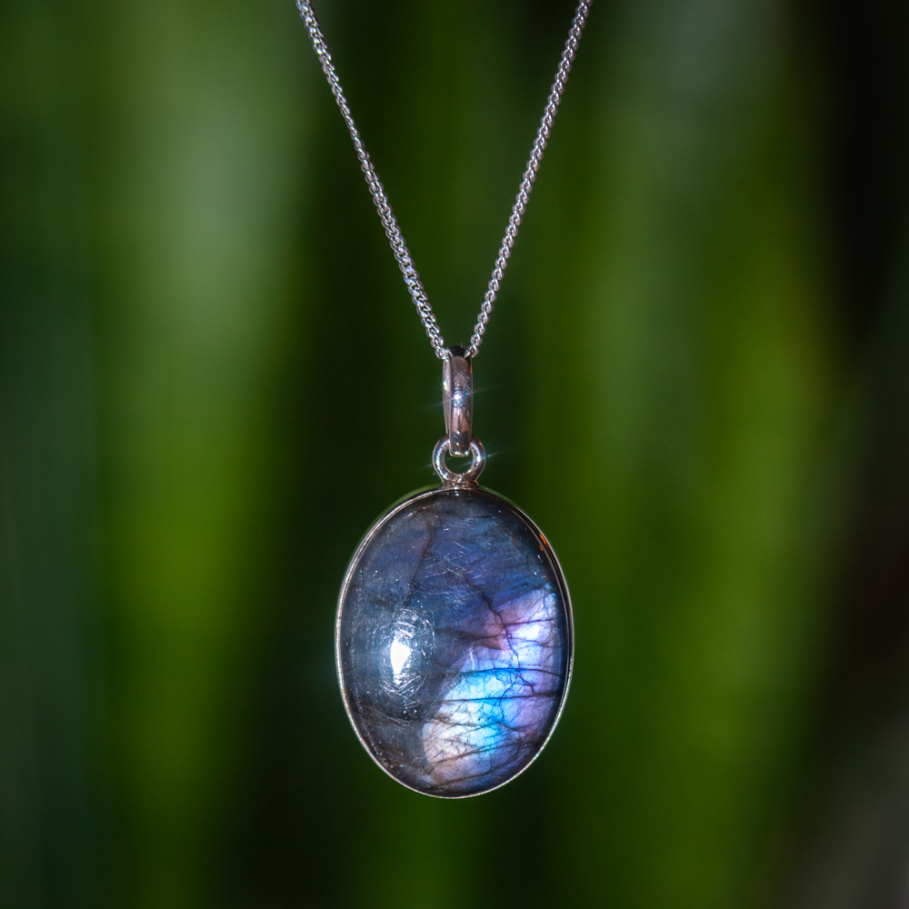 Spectroliet Ketting - One of a Kind - 925 Sterling Zilver